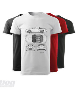 MX-5 NC SkidNation blueprint T-shirts