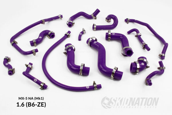 Mazda MX-5 NA 1.6 Coolant Hose Set Purple