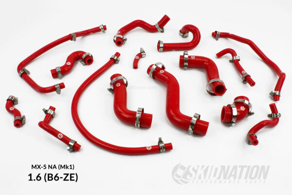 Mazda MX-5 NA 1.6 Coolant Hose Set Red