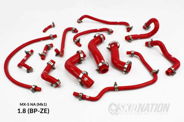 Mazda MX-5 NA 1.8 Coolant Hose Set Red