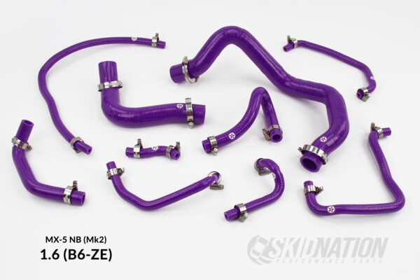 Mazda MX-5 NB 1.6 Coolant Hose Set Purple