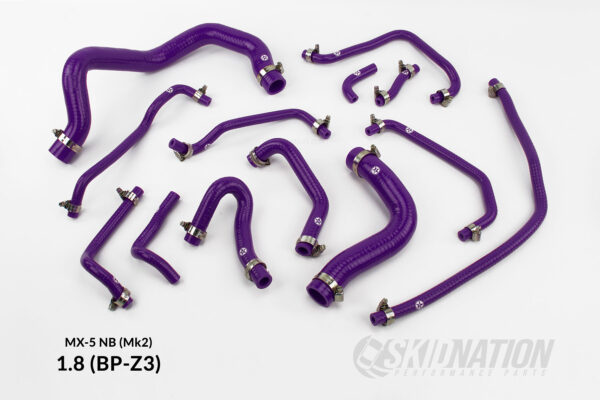 Mazda MX-5 NB 1.8 Coolant Hose Set Purple