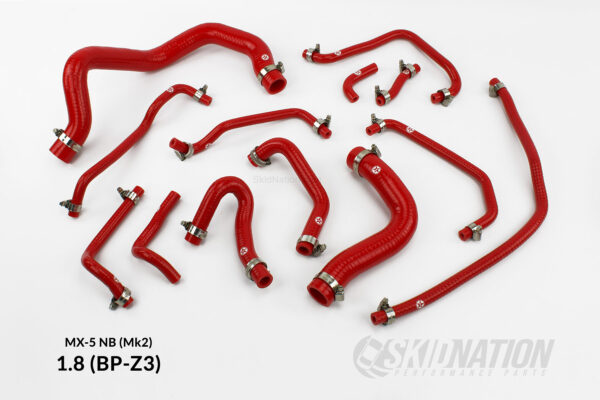 Mazda MX-5 NB 1.8 Coolant Hose Set Red