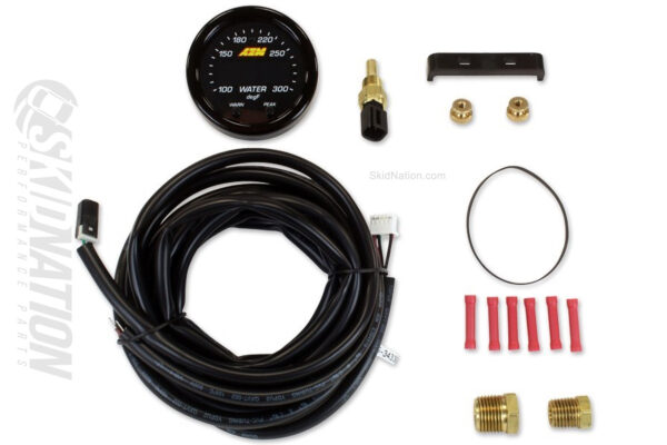 AM 30 0302 Gauge AEM ELECTRONICS X Series 150C Water Trans Oil Temp contents