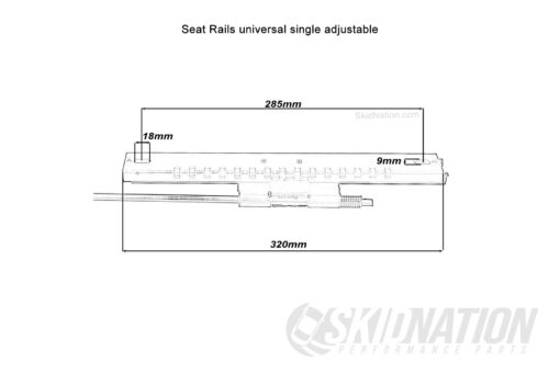 Universal Seat Rails - Schematic