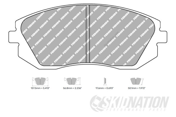 BRZ/GT86 Ferodo DS2500 Performance Brake Pads