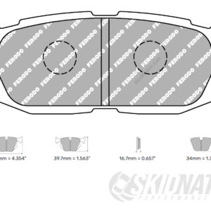 BRZ/GT86 Ferodo DS2500 Performance Brake Pads