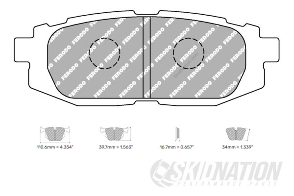 BRZ/GT86 Ferodo DS2500 Performance Brake Pads