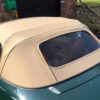 Mazda MX-5 tan mohair soft top