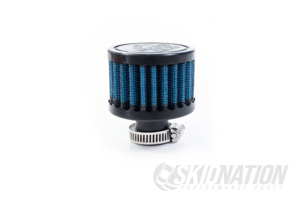 SkidNation MX-5 Crankcase Breather Filter Blue