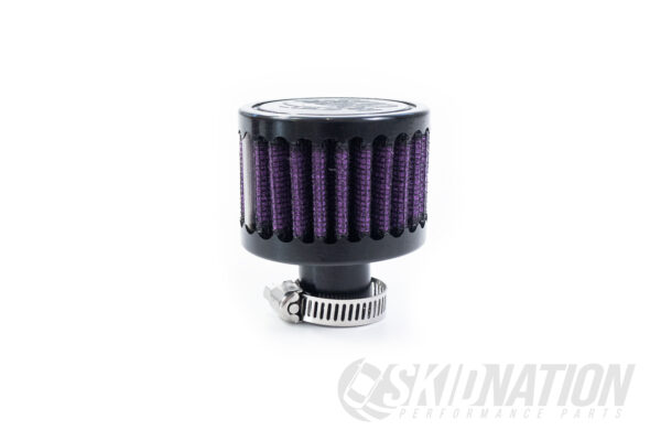 SkidNation MX-5 Crankcase Breather Filter Purple