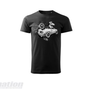 SkidNation Unicorn T-shirt Black