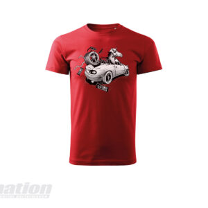 SkidNation Unicorn T-shirt Red