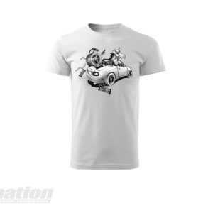 SkidNation Unicorn T-shirt White