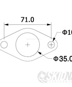 Wastegate flange measurements