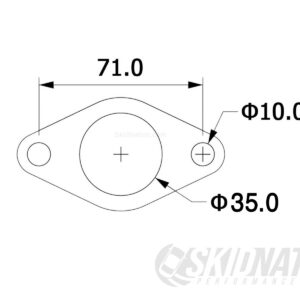 Wastegate flange measurements