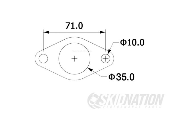 Wastegate flange measurements