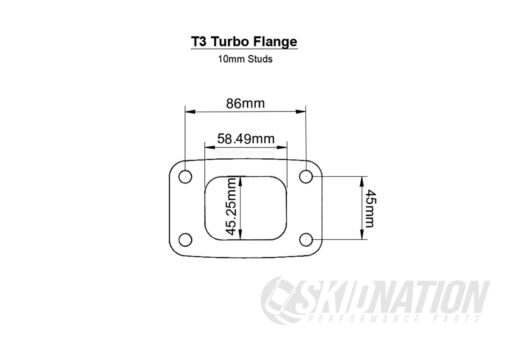 T3 Turbo Flange Measurements