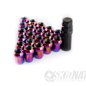 Neo Chrome Wheel Lug Nuts from High-Quality Steel M12x1.5