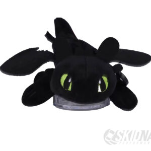 Exterior Mounted Stuffed Dragon - Black