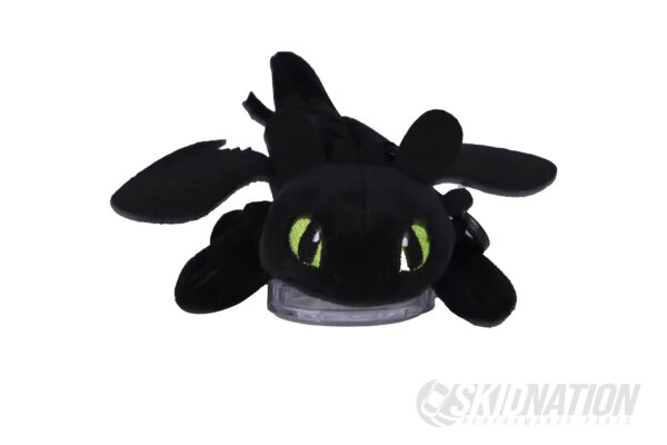 Exterior Mounted Stuffed Dragon - Black