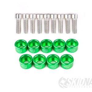 Fastener Washers M8 high-rise - Green