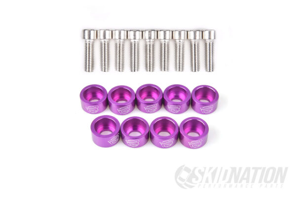 Fastener Washers M8 high-rise - Purple