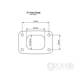 MX-5 1.8 Cast Iron T25 Turbo Exhaust Manifold - Flange Sizes