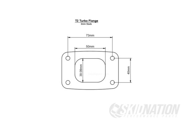 MX-5 1.8 Cast Iron T25 Turbo Exhaust Manifold - Flange Sizes