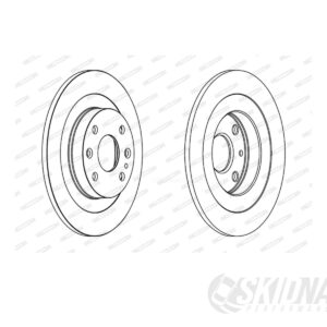 MX-5 NA/NB Ferodo Rear Brake Disc 251 mm