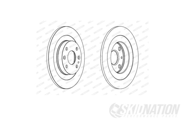 MX-5 NA/NB Ferodo Rear Brake Disc 251 mm