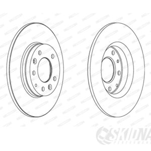 MX-5 NC Ferodo Rear Brake Disc 280 mm