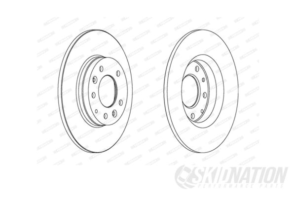 MX-5 NC Ferodo Rear Brake Disc 280 mm