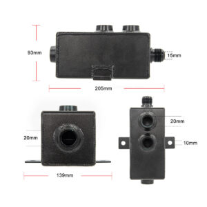 Oil Catch Tank L Dimensions