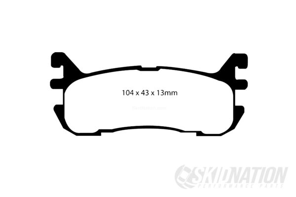 MX-5 NA 1.8, NB 1.6/1.8, NBFL 1.6 EBC Blackstuff Rear Brake Pads