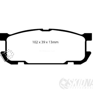 MX-5 NBFL 1.8 Sport EBC Blackstuff Rear Brake Pads