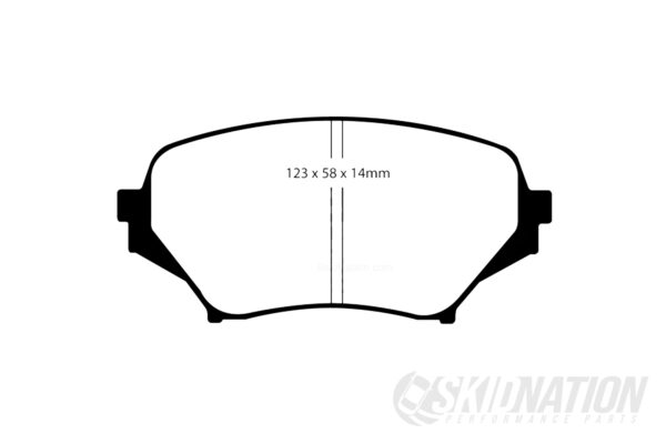 MX-5 NC EBC Blackstuff Front Brake Pads