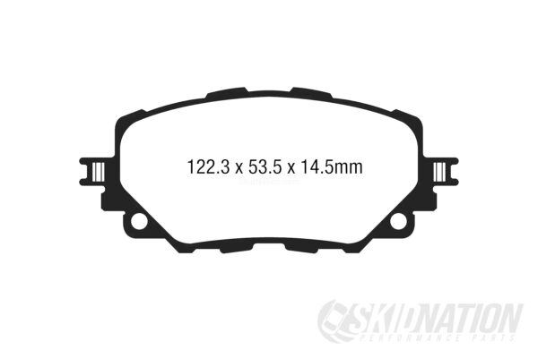 MX-5 ND EBC Blackstuff Front Brake Pads