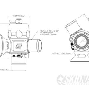 Turbosmart Blow Off Valve 38 mm Supersonic Universal