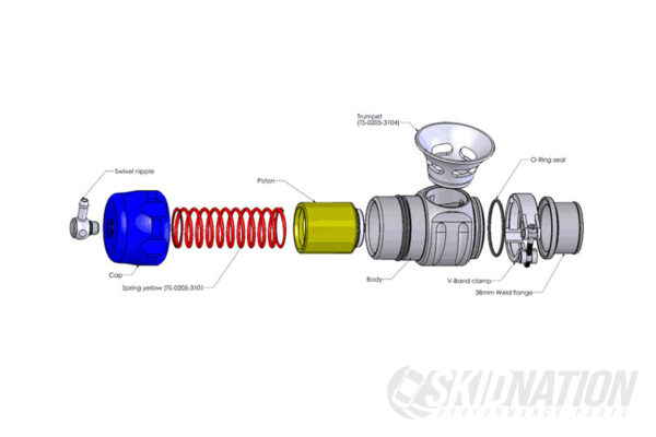 Turbosmart Blow Off Valve 38 mm Supersonic Universal