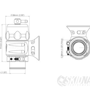 Turbosmart Blow Off Valve 38 mm Supersonic Universal