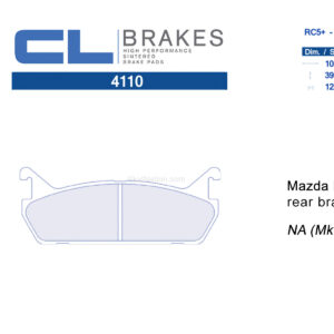 4110RC5+ / RC6 CL Brakes Mazda MX-5 Miata