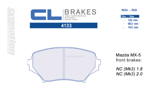4133RC5+ / RC6 CL Brakes Mazda MX-5 Miata