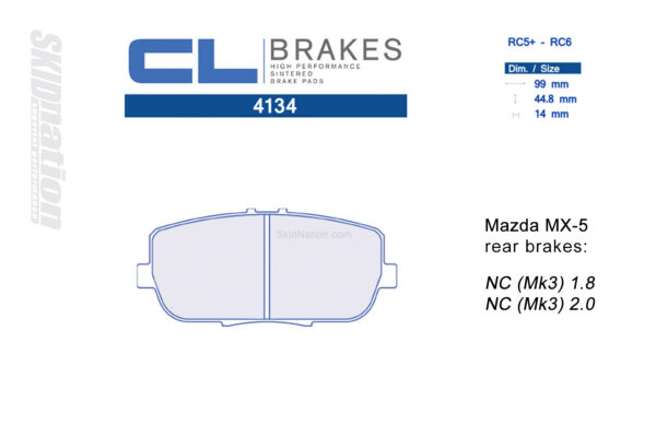 4134RC5+ / RC6 CL Brakes Mazda MX-5 Miata