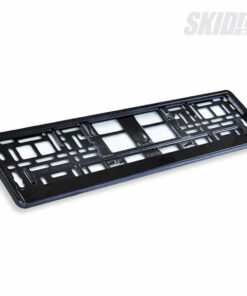 Licence plate frame black metallic SkidNation