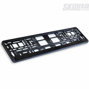 Licence plate frame black metallic SkidNation