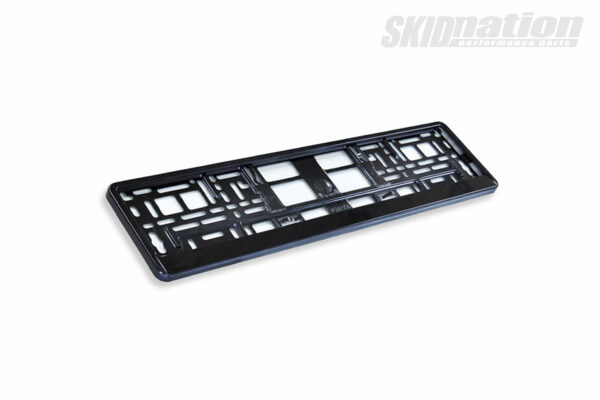 Licence plate frame black metallic SkidNation