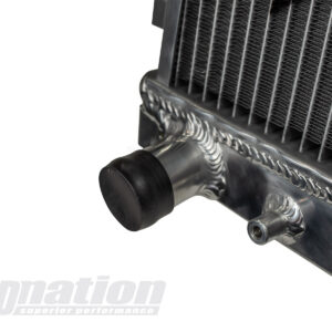 Mazda MX-5 NA SkidNation aluminium radiator outlet