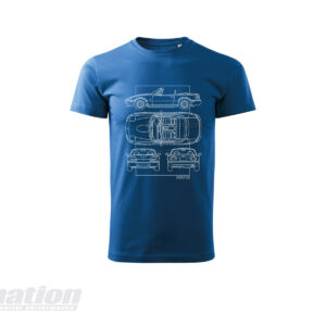 MX-5 NA SkidNation T-shirt blueprint blue