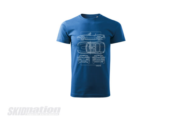 MX-5 NA SkidNation T-shirt blueprint blue